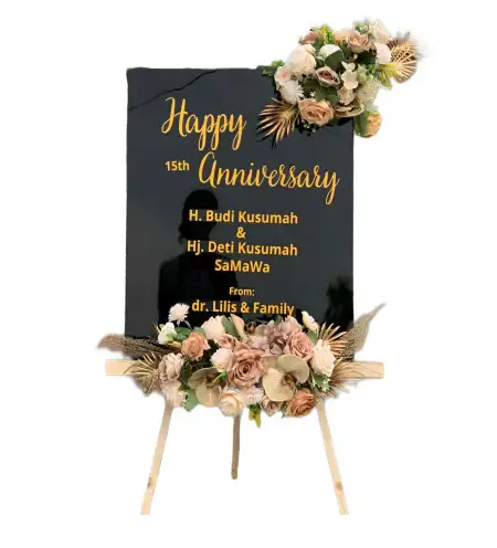 Papan Bunga Akrilik Jeruk