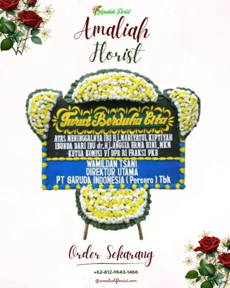 Papan Bunga Duka Jeruk